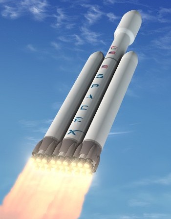 SpaceX представи свръхтежка ракета-носител