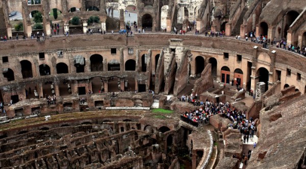 Колизеумът не бил само арена за гладиаторски битки