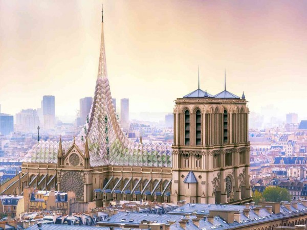 Нова визия за Нотр Дам представи френската фирма Vincent Callebaut
