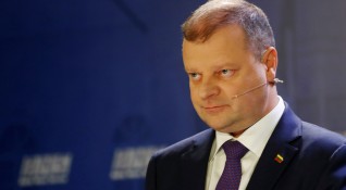 Министър председателят на Литва Саулюс Сквернелис който бе победен на вчерашните