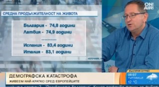 България е с най ниска продължителност на живота в Европейския съюз