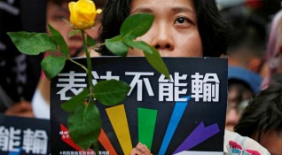 Тайван стана първата страна в Азия легализирала еднополовите бракове Парламентът
