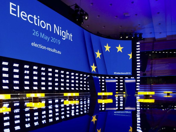 Европейският парламент съобщи, че на днешните избори за евродепутати е