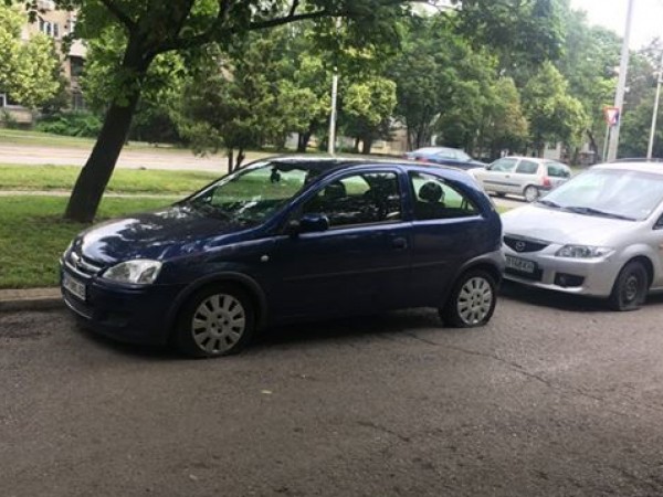 Десетки коли в столичния квартал "Западен парк" осъмнаха с нарязани
