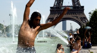 Във Франция бяха измерени рекордно високи температури за месец юни