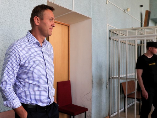 Руският опозиционер Алексей Навални съобщи днес, че е бил арестуван