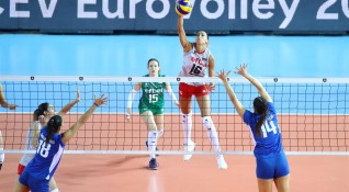 България записа първа победа на европейското първенство по волейбол при