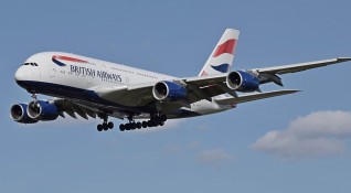 Днешните полети на British Airways от Лондон до София и