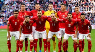 Националният отбор на България по футбол падна с две места