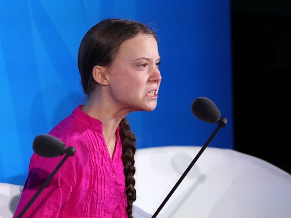 В пламенна и гневна реч шведската тийнейджърка и екоактивистка Грета