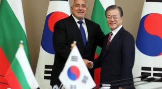 Министър председателят Бойко Борисов се срещна с президента на Република Корея