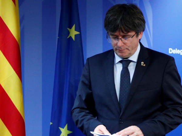 Намиращият се в изгнание в Белгия бивш каталунски премиер Карлес