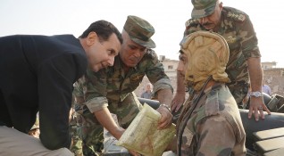 Сирийският президент Башар Асад заяви днес при неочаквано посещение в