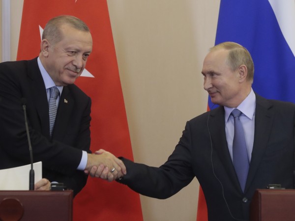 Преговорите между президентите на Русия и Турция Владимир Путин и