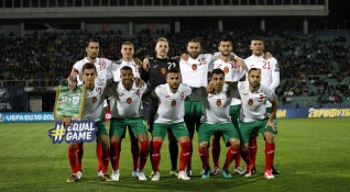 Националният отбор на България по футбол се изкачи с една