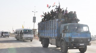 Части на сирийската армия влязоха днес в осем населени пунктове