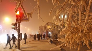 В Якутия в североизточната част на Сибир температурите днес