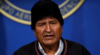 Боливийският президент Ево Моралес който в неделя обяви оставката си