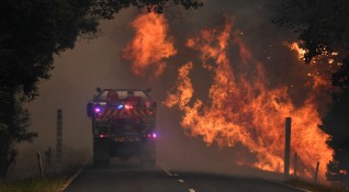 Десетки горски пожари горяха днес по източното крайбрежие на Австралия