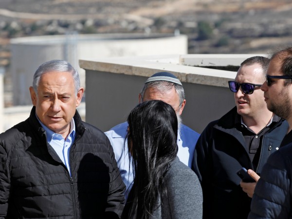 Израелският премиер Бенямин Нетаняху направи посещение на окупирания Западен бряг,