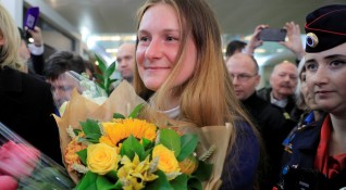 Рускинята Мария Бутина което неотдавна бе освободена от затвор в