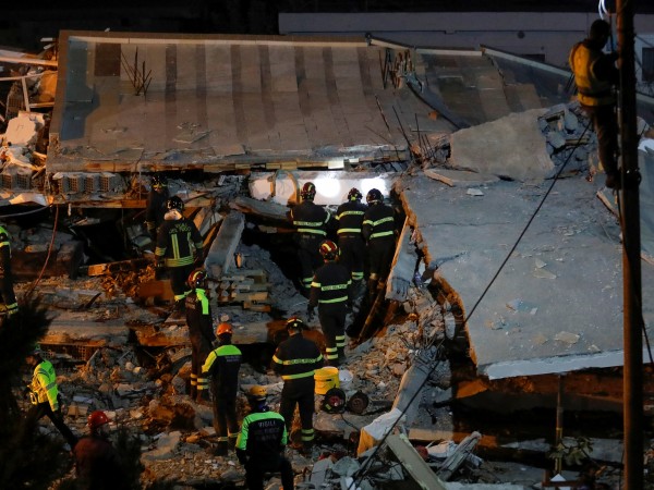 Броят на жертвите на земетресението в Албания достигна 35 души,