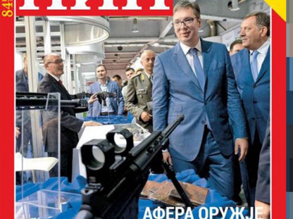 Сръбското политическо списание НИН излезе днес без снимка на първата