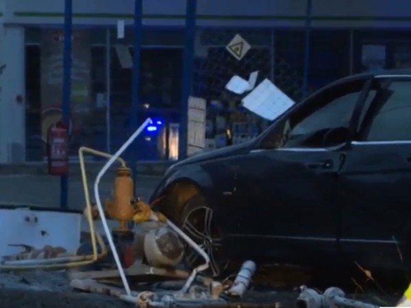 При удара в бензиностанцията на "Цариградско шосе" в София вчера
