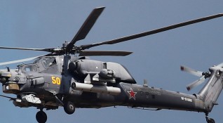 Атакуващ боен хеликоптер Ми 28Н катастрофира в Краснодарския край в Южна