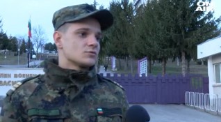 Иван Станоев е курсант трета година в Националния военен университет