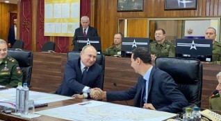 Руският президент Владимир Путин посети Дамаск съобщи говорителят на държавния