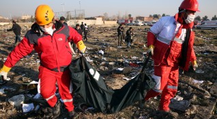 Разбилият се вчера в Иран украински пътнически самолет не е