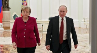 Германският канцлер Ангела Меркел благодари на руския президент Владимир Путин
