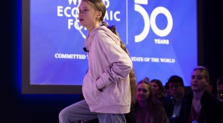 Шведската екоактивистка Грета Тунберг заяви в Давос пред глобалния политически