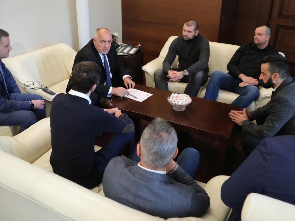 Премиерът Бойко Борисов се срещна с организираните привърженици на Левски,