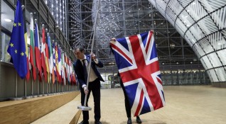 Флагът на Великобритания бе снет от сградата на Европейския съвет
