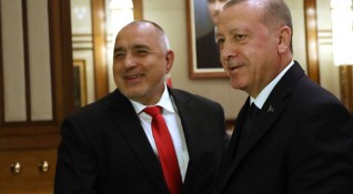 Премиерът Бойко Борисов и президентът на Турция Реджеп Тайип Ердоган