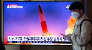 Северна Корея е извършила днес изпитание на две балистични ракети