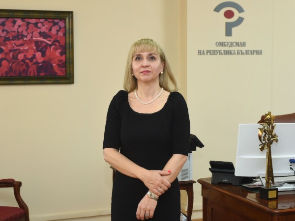 Омбудсманът Диана Ковачева изпрати становище до председателя на парламентарната комисия