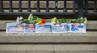 С искане за справедлива присъда за смъртта на журналиста Милен