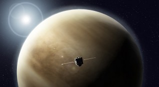 Отдалеч Венера изглежда като най необитаемата планета от всички Под атмосферата