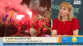 Омбудсманът Диана Ковачева е разтревожена от актове на полицейско насилие