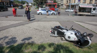 Мотористът който пострада в София след катастрофа с автобус на