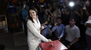 Кандидатката на опозицията на президентските избори в Беларус Светлана Тихановска