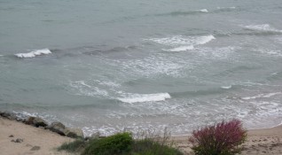 Мъртво вълнение е излязло в Бургаския залив с колчета и