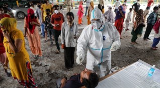 Индия регистрира рекорден ръст на новозаразени с коронавирус За последните