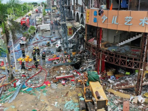 Силна взрив е станал край хотел в южния китайски град