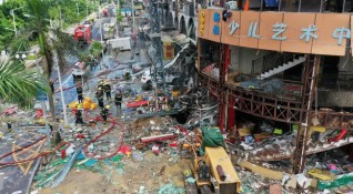 Силна взрив е станал край хотел в южния китайски град