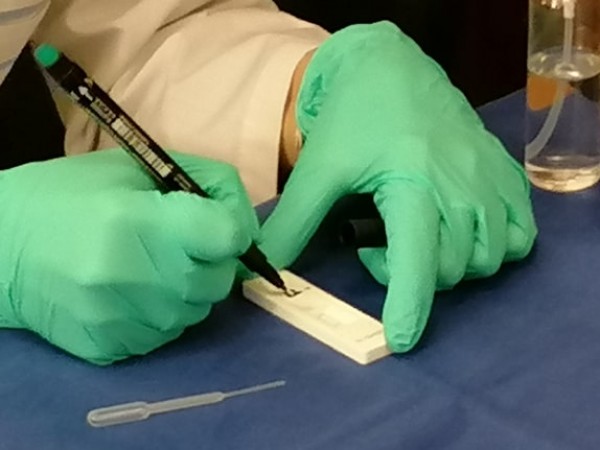 Специалисти в подвижни лаборатории във Варна правят PCR тест по