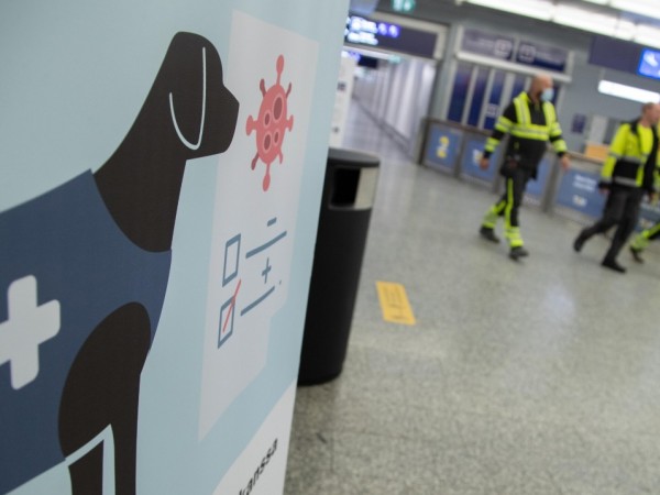 Кучета, работещи на летището в Хелзинки-"Вантаа", гарантират "почти 100%" откриване